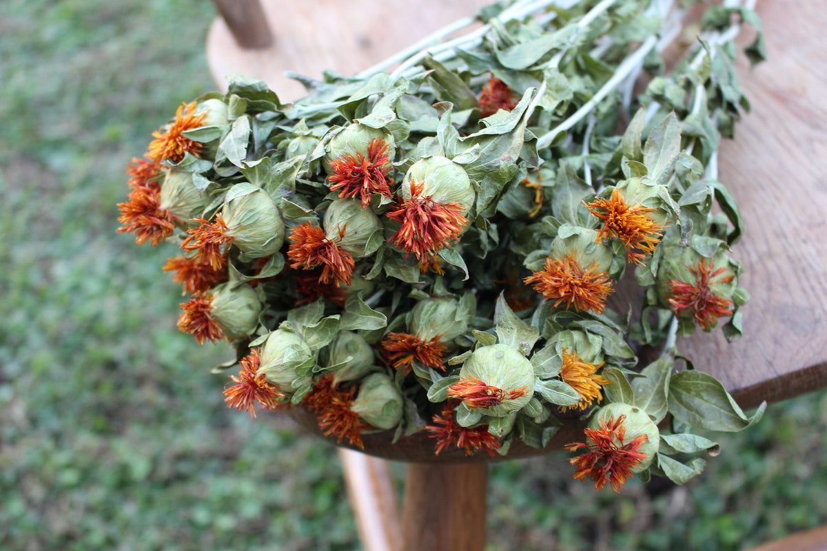 Safflower Petals - Carthamus Tinctorius Dried Loose Petals from 100% Nature (2 oz)