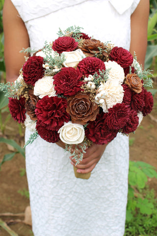 Bashful Beauty Bridal Bouquet – Sola Wood Flowers